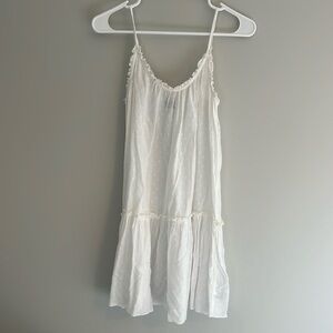 Aerie American Eagle white cami dress